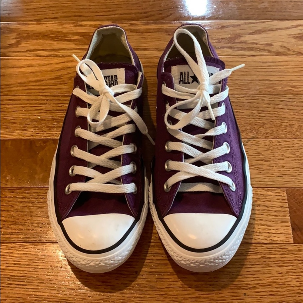 Converse All Star Purple Low-Top Sneakers